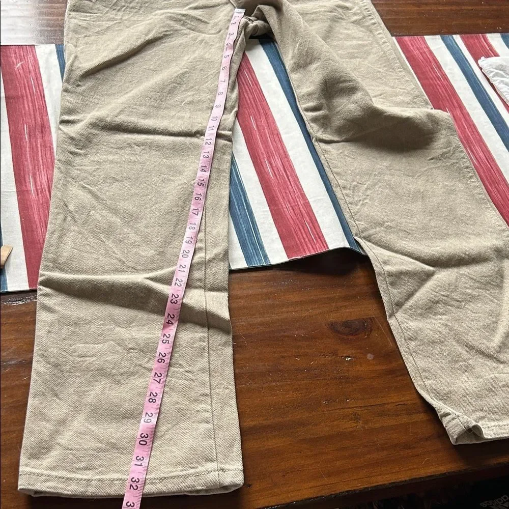 Wrangler Az 34 x32 Men Tan Straight-Leg Jeans new no tags